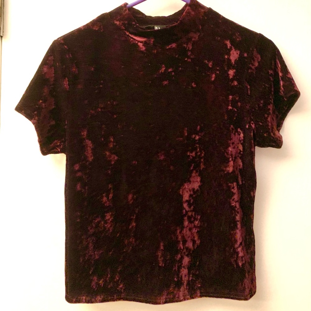 Dark Velvelt Top